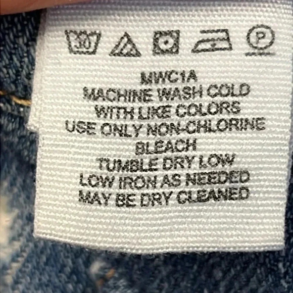 Womens Pre-worn We the Free distressed Jeans 29‎ Streetwear Y2K Denim raw hem - Picture 9 of 11